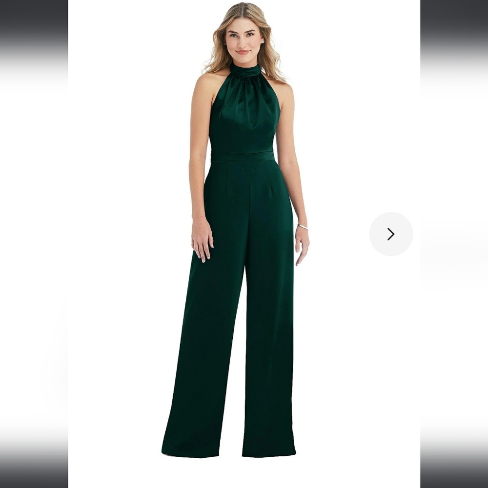 After Six Dark Green Jumpsuit